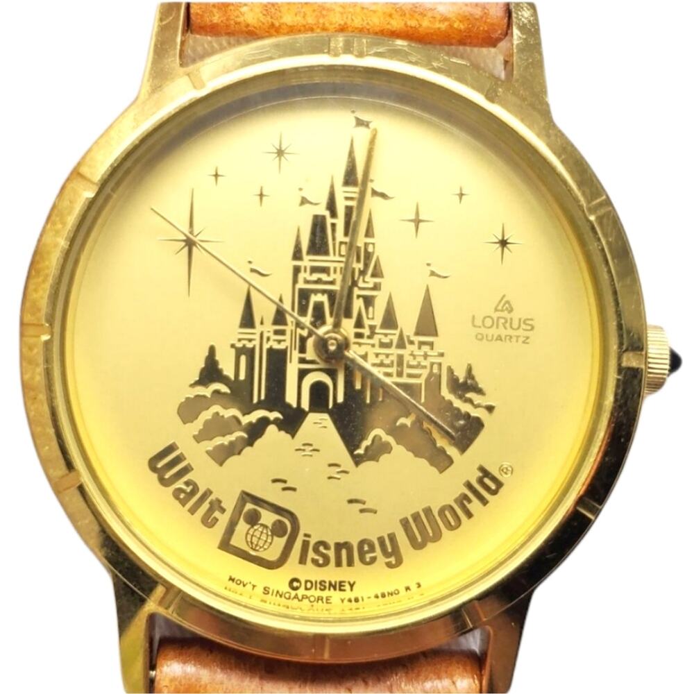 Rare Vintage Disney X Lorus Gold-Tone Watch